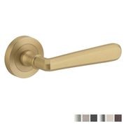 Iver Copenhagen Door Lever Handle on Round Rose gallery detail image