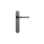 Annecy Door Lever Oval Backplate gallery detail image
