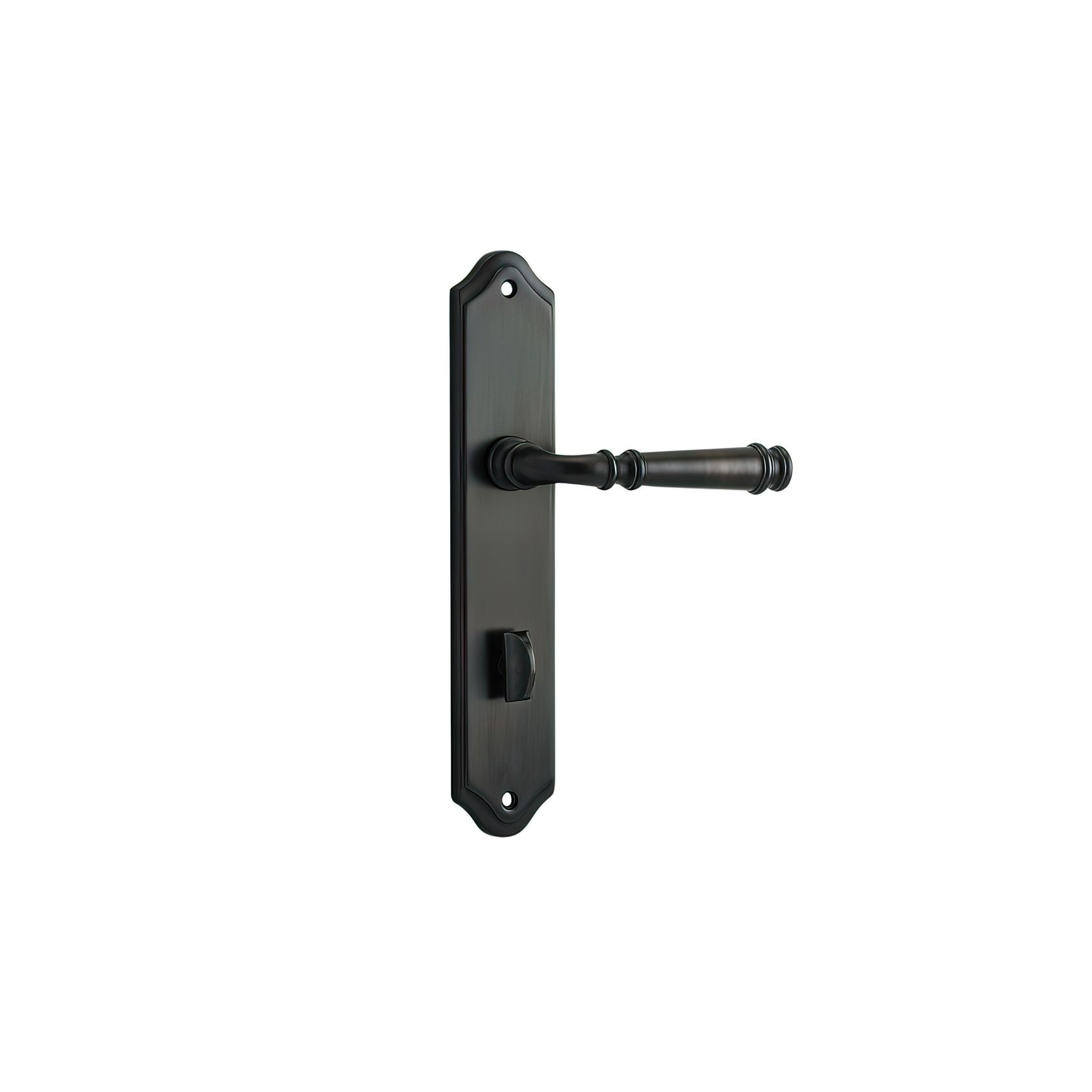 Iver Verona Door Lever on Shouldered Backplate Signature Brass gallery detail image