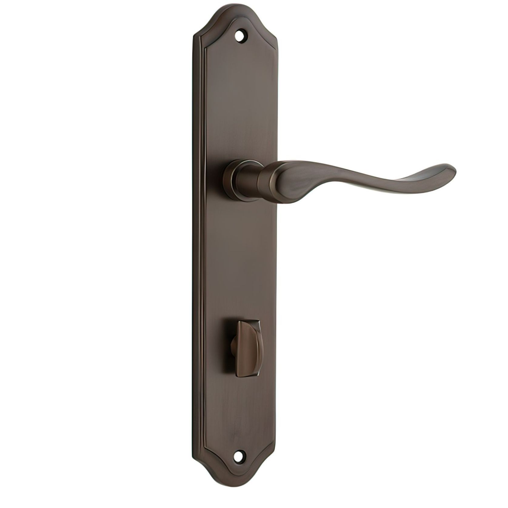 Iver Stirling Lever on Shouldered Backplate Signature Brass gallery detail image