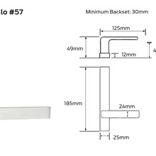 Legge 5300 Series Angelo (57) Door Furniture gallery detail image