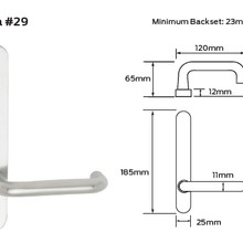 Legge 5400 Series Alpha  (29) Door Furniture gallery detail image