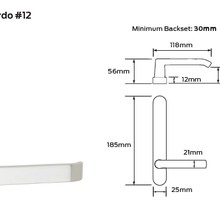 Legge 5400 Series Leonardo (12) Door Furniture gallery detail image