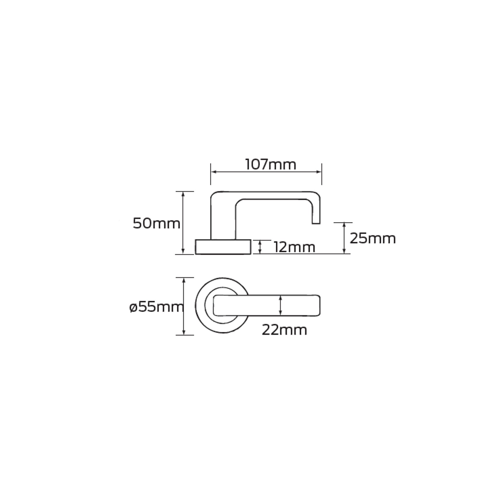 Legge 6000 Series Bergen (B) Door Furniture gallery detail image