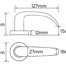 Legge 6000 Series Neptune (N) Door Furniture gallery detail image