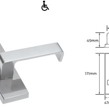 Legge 700 Series Bergen (B) Door Furniture gallery detail image