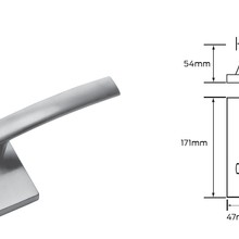 Legge 700 Series Cisa (59) Door Furniture gallery detail image