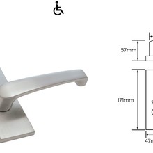 Legge 700 Series Ergo (62) Door Furniture gallery detail image