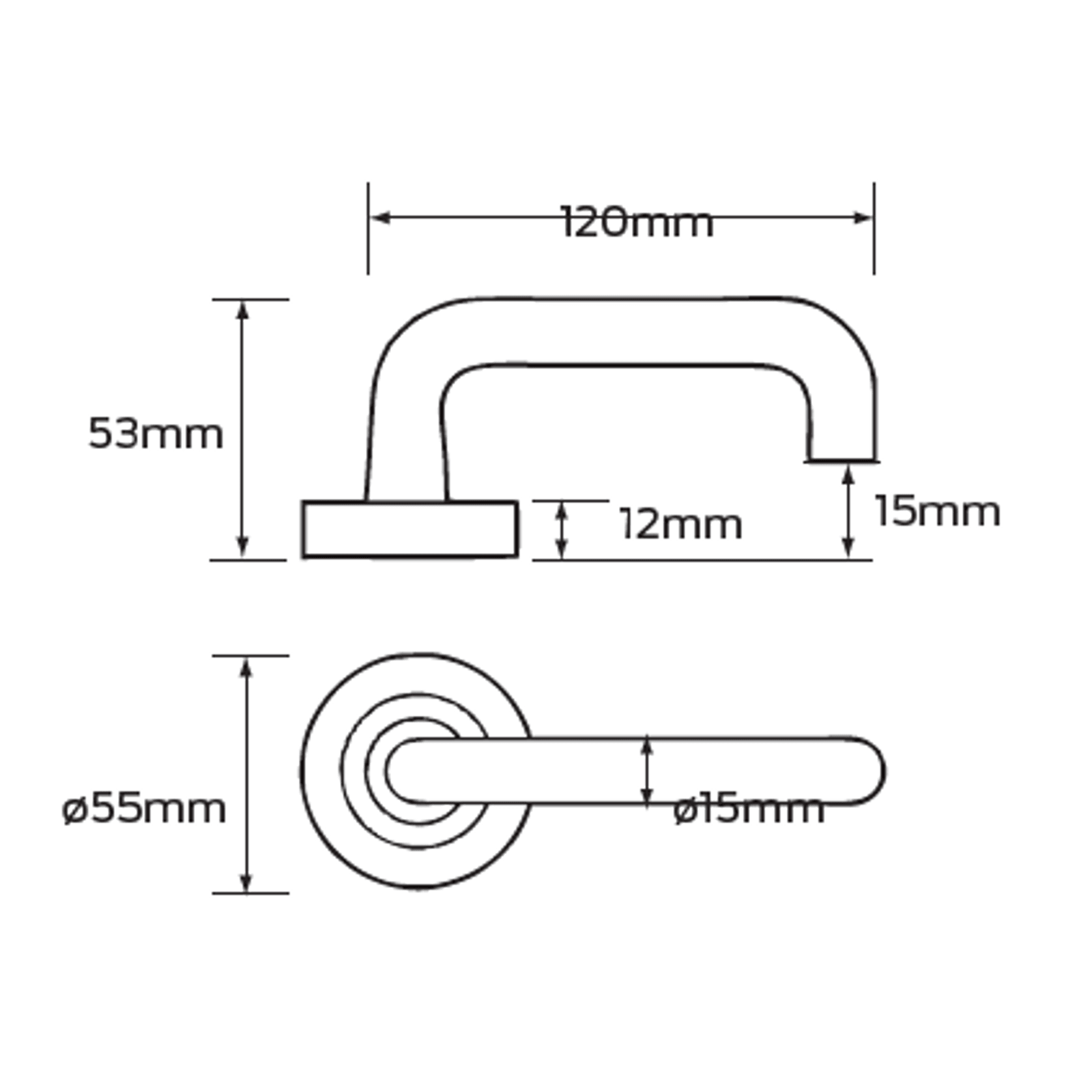 Legge 8000 Series Alpha (29) Door Furniture gallery detail image