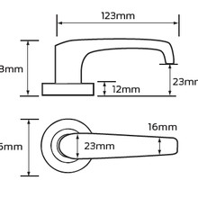 Legge 8000 Series Ergo (62) Door Furniture gallery detail image