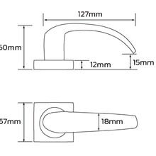 Legge 8000 Series Neptune (N) Door Furniture gallery detail image