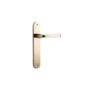 Annecy Door Lever Oval Backplate gallery detail image