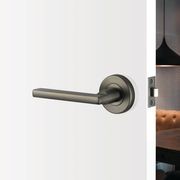 Asti Passage Lever Handle Graphite I-90R.G gallery detail image