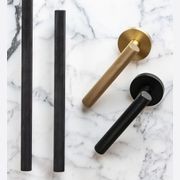 Atelier Door Lever With Latch - Matt Black gallery detail image