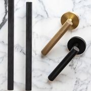 Atelier Door Lever With Latch - Matt Black gallery detail image