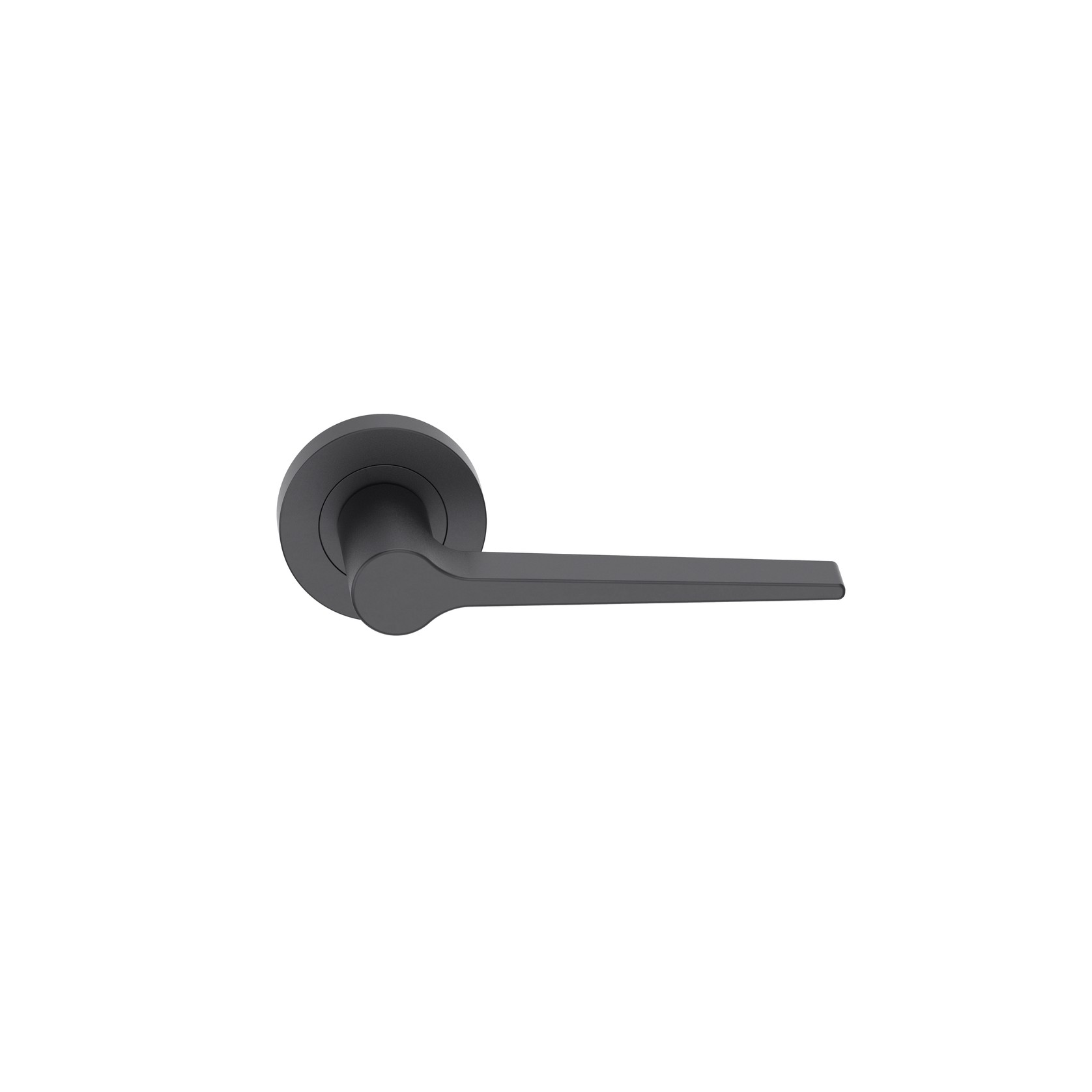 B0114MBLK - Round Rose Leverset #14 gallery detail image