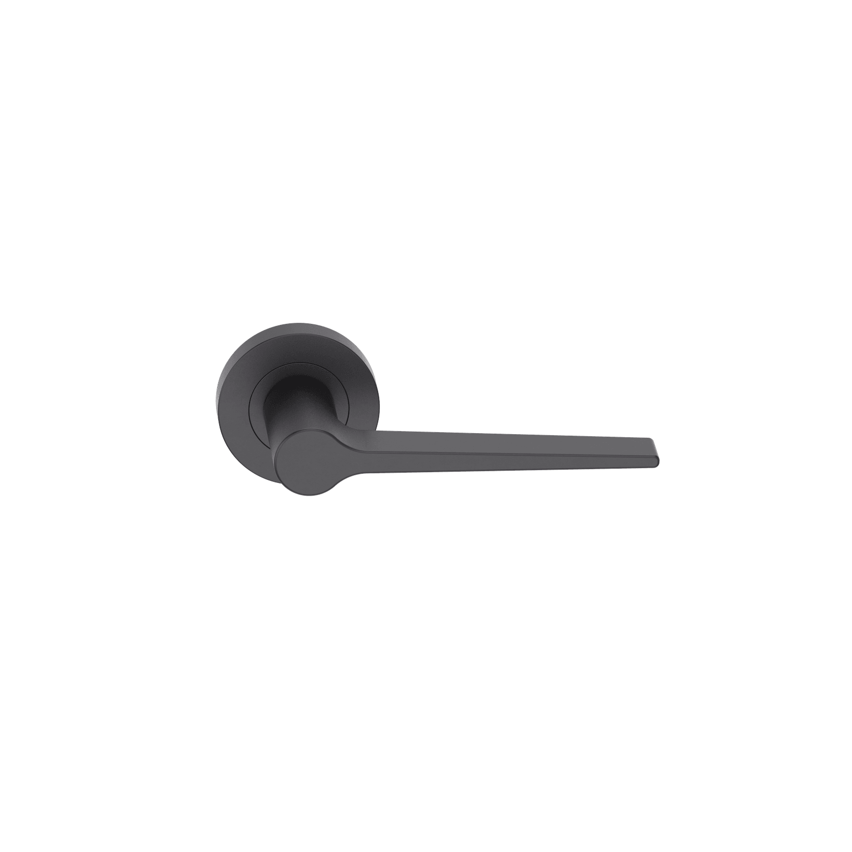 B0114MBLK - Round Rose Leverset #14 gallery detail image