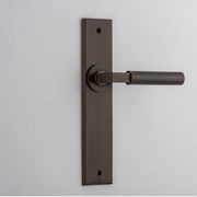 Iver Berlin Door Lever on Chamfered Backplate gallery detail image