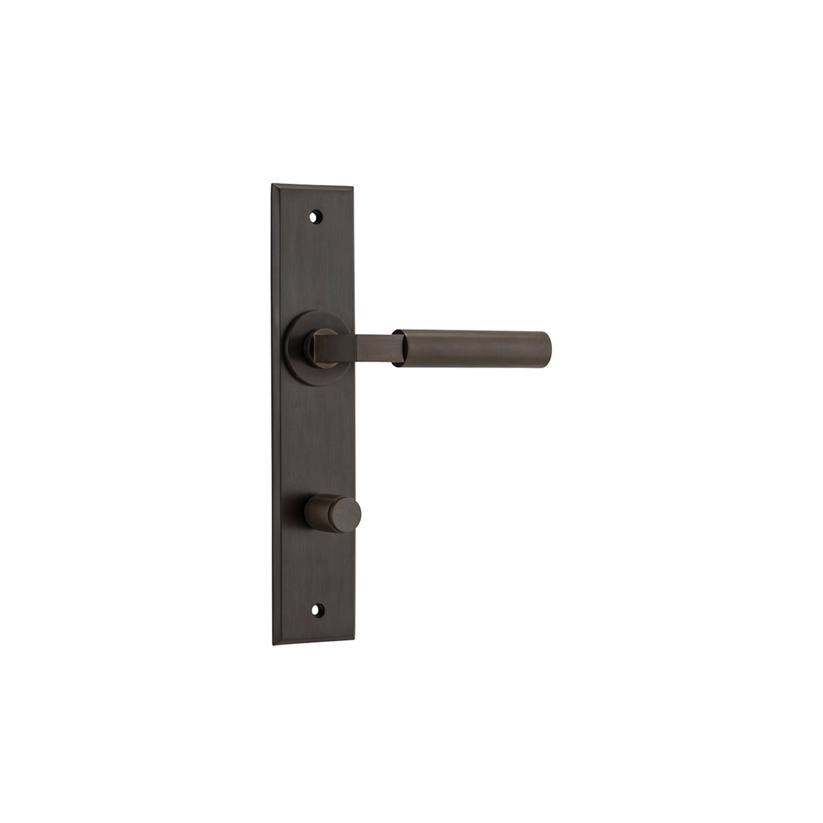 Iver Berlin Door Lever on Chamfered Backplate gallery detail image