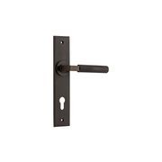 Iver Brunswick Door Lever on Chamfered Backplate gallery detail image