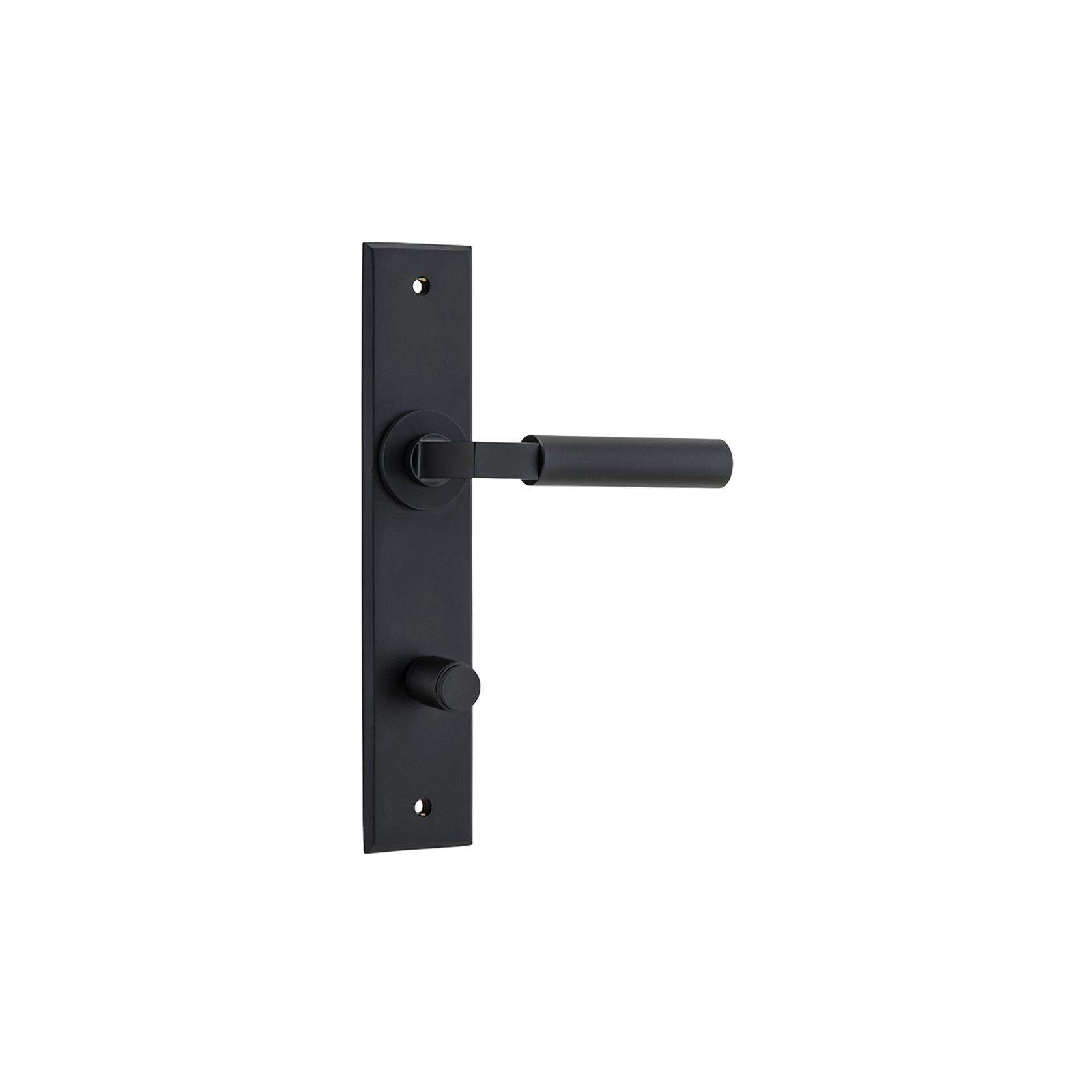 Iver Berlin Door Lever on Chamfered Backplate gallery detail image