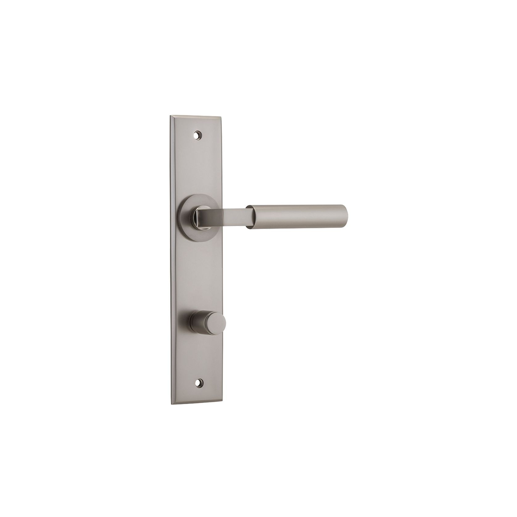 Iver Berlin Door Lever on Chamfered Backplate gallery detail image