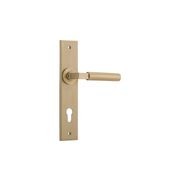 Iver Berlin Door Lever on Chamfered Backplate gallery detail image