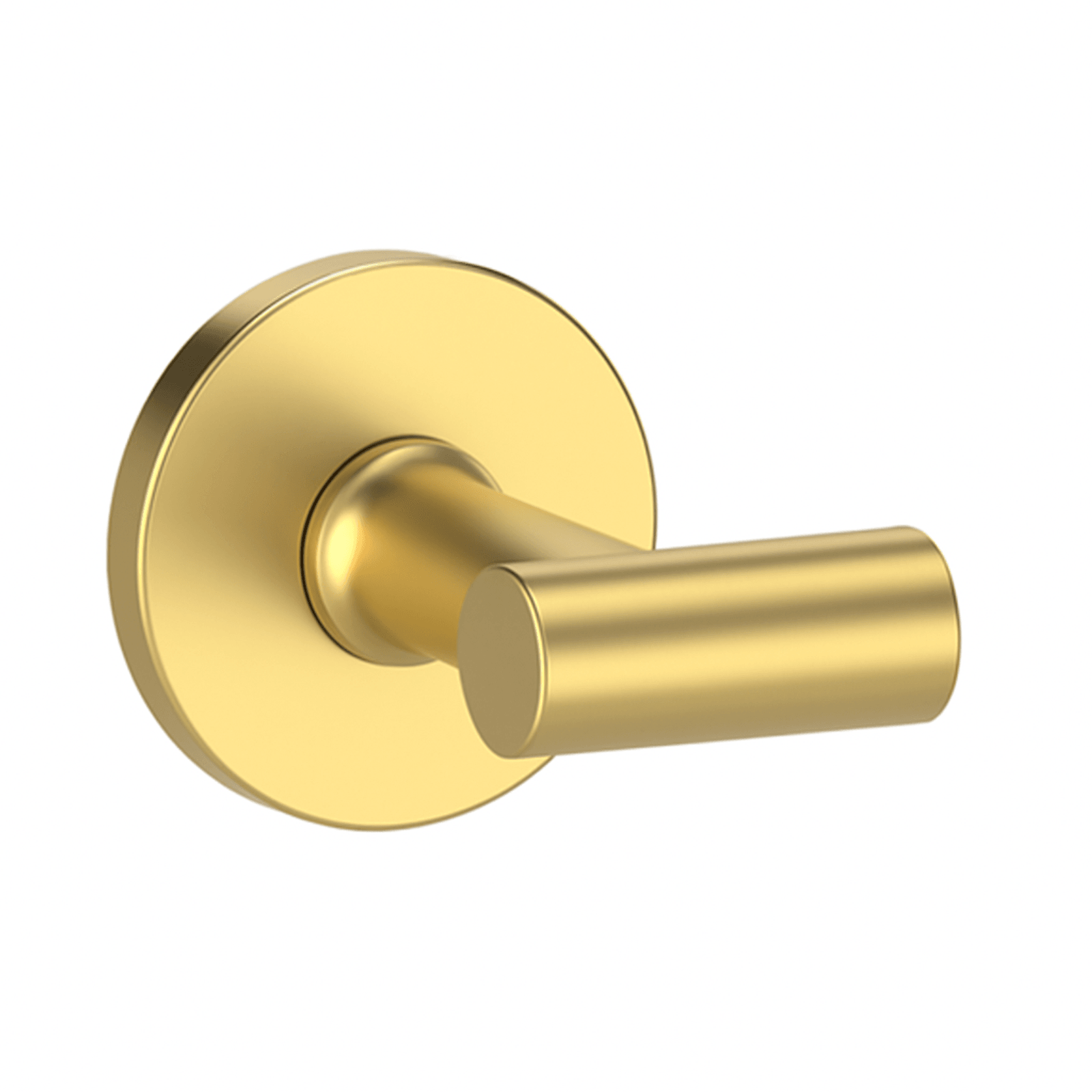 Round Low-Profile Rose in BB finish with Solido Lever gallery detail image