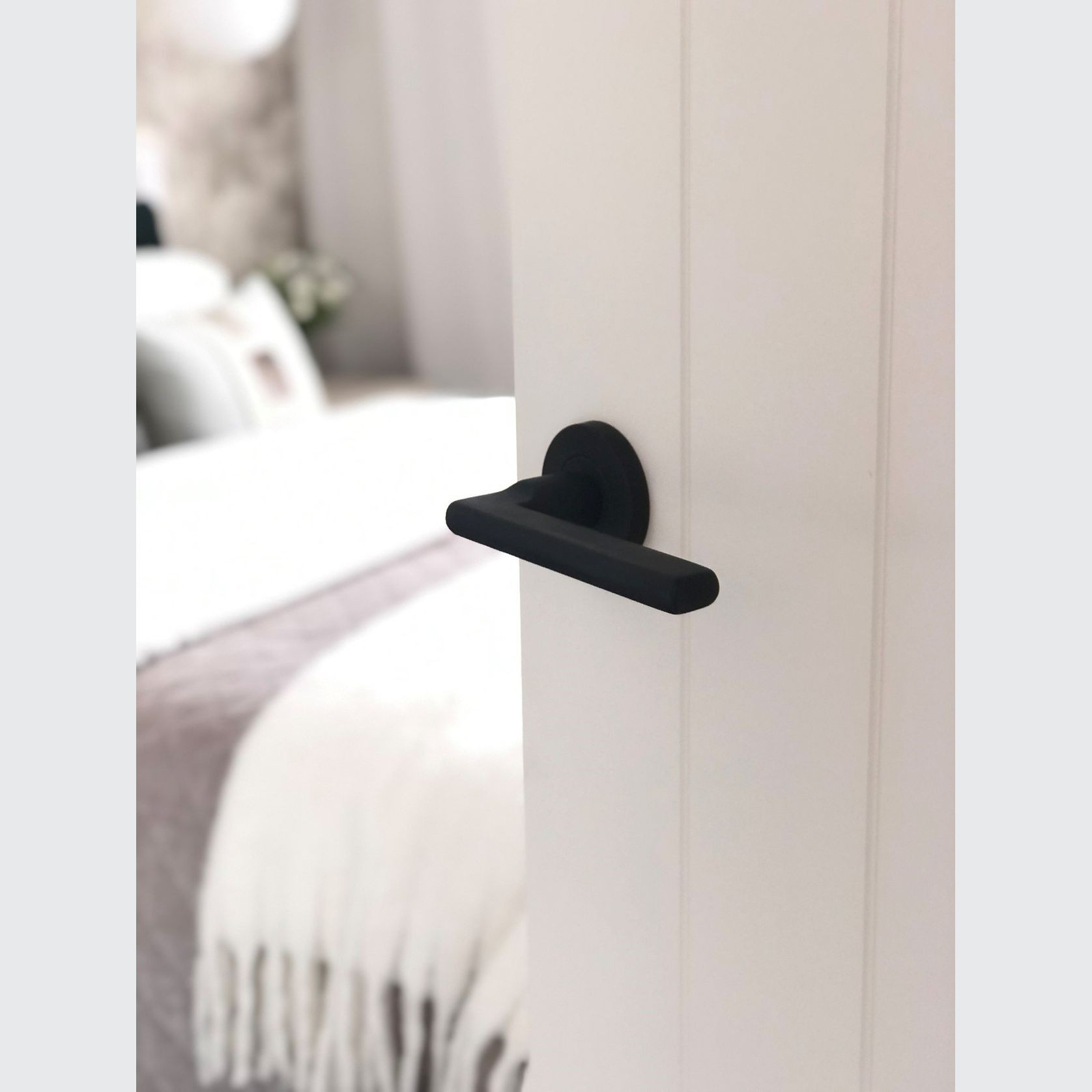 Lagos Privacy Lever Handle Black I-20BK.B gallery detail image