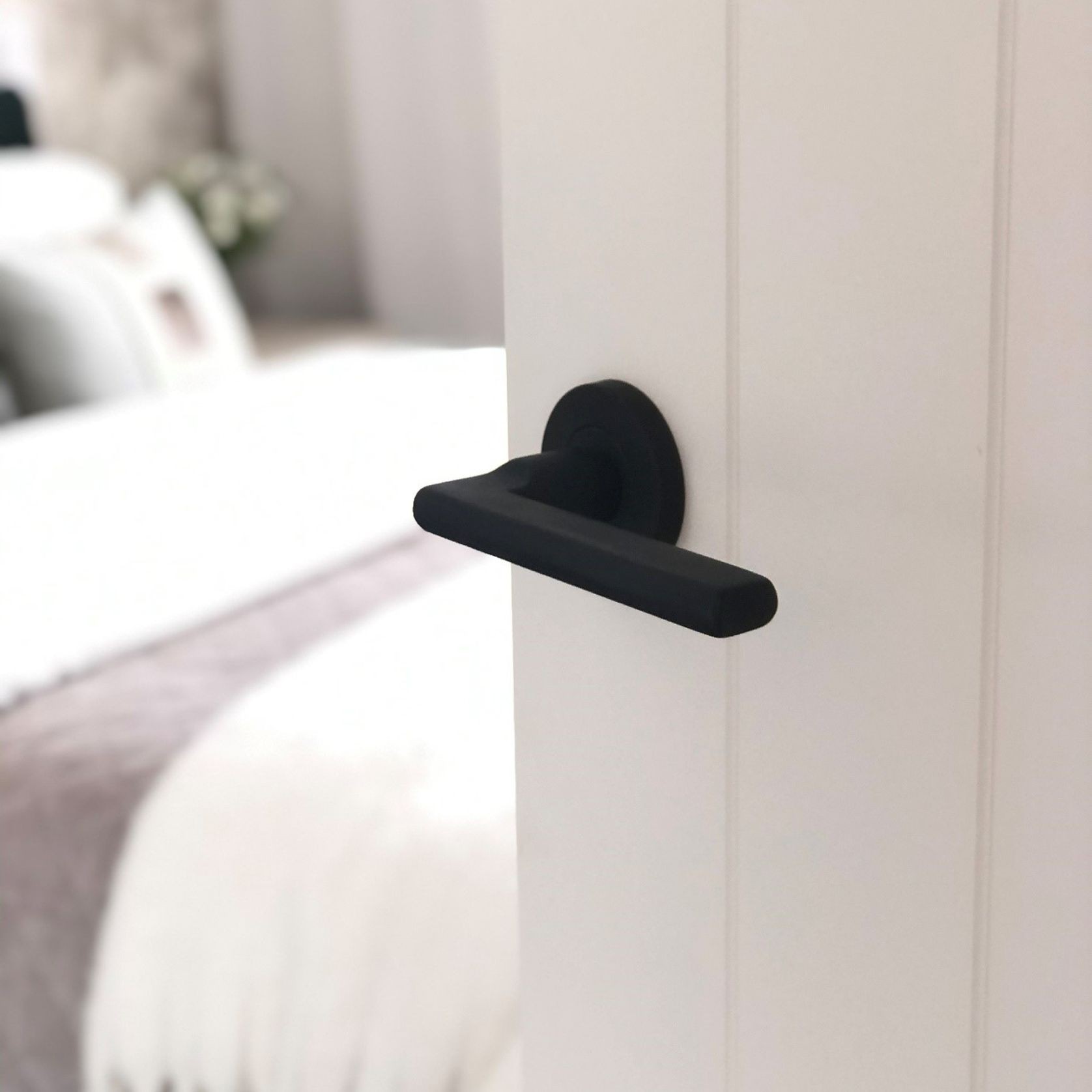 Lagos Privacy Lever Handle Black I-20BK.B gallery detail image