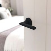 Lagos Privacy Lever Handle Black I-20BK.B gallery detail image