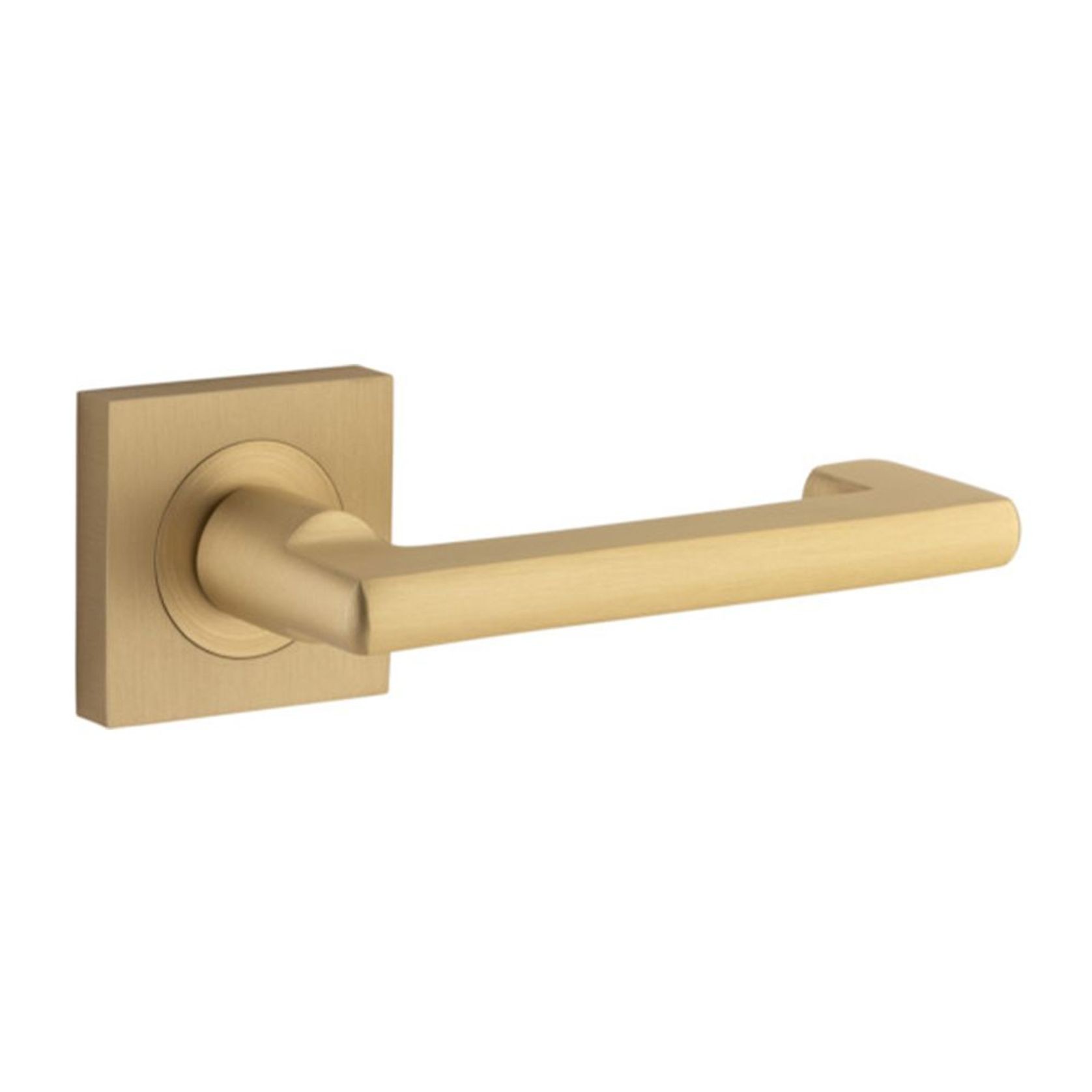 Iver Baltimore Return Door Lever Handle on Square Rose gallery detail image