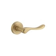 Iver Stirling Door Lever Handle on Round Rose gallery detail image