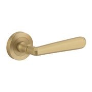 Iver Copenhagen Door Lever Handle on Round Rose gallery detail image