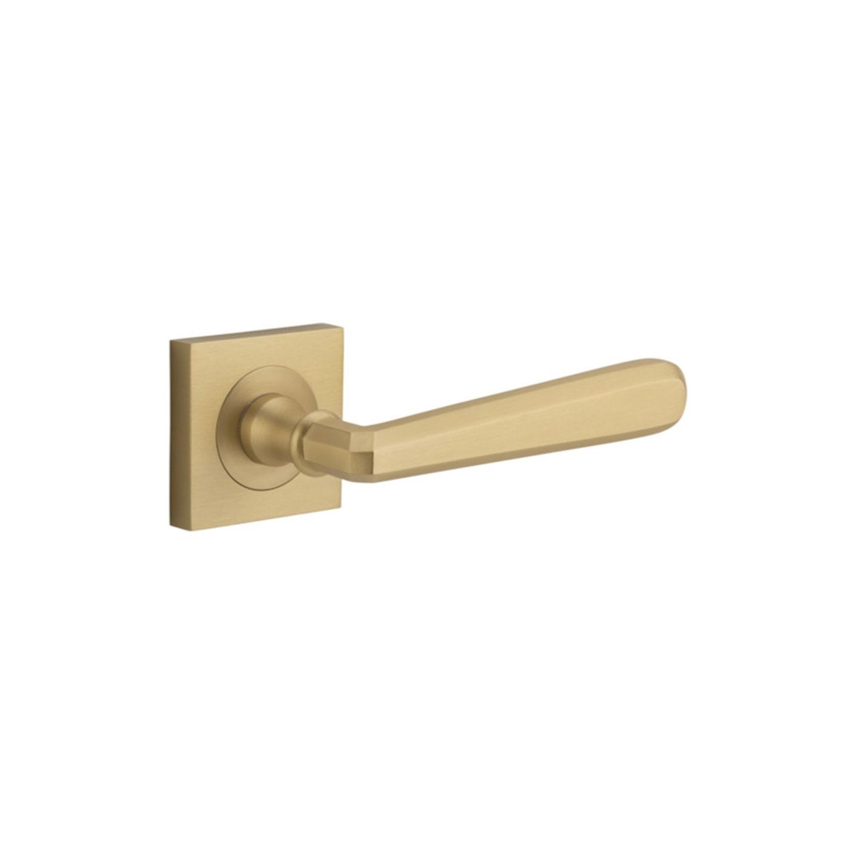 Iver Copenhagen Door Lever Handle on Square Rose gallery detail image