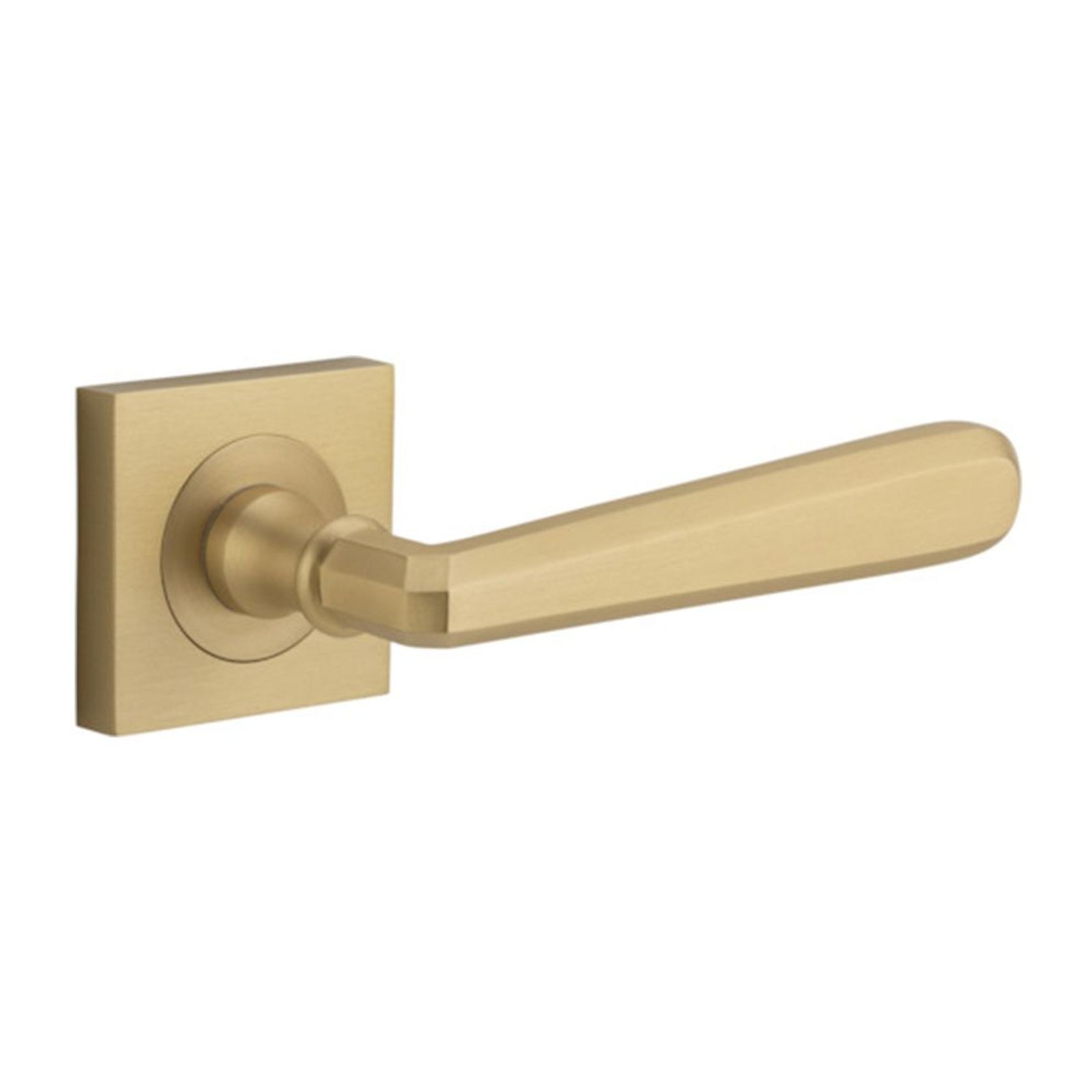 Iver Copenhagen Door Lever Handle on Square Rose gallery detail image