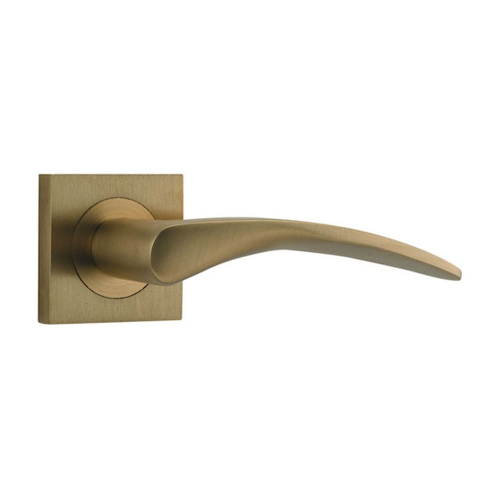 Iver Oxford Door Lever Handle on Square Rose gallery detail image