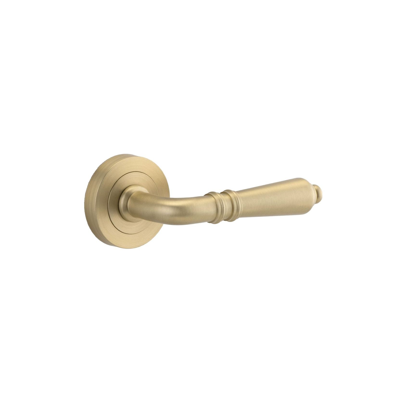 Iver Sarlat Door Lever Handle on Round Rose gallery detail image
