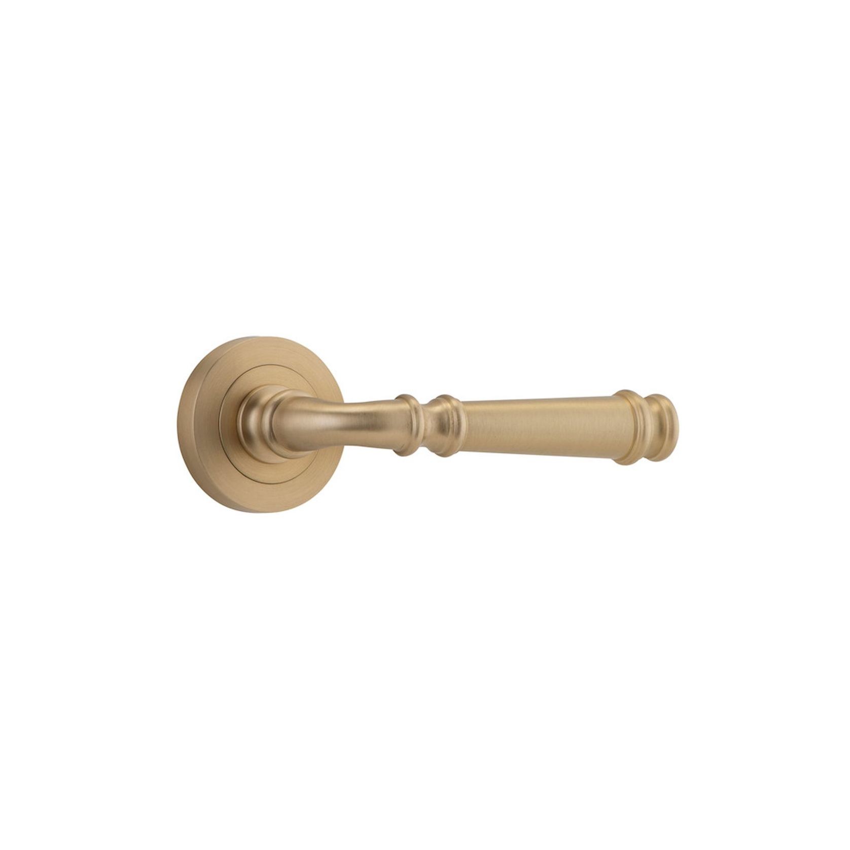 Iver Verona Door Lever Handle on Round Rose gallery detail image
