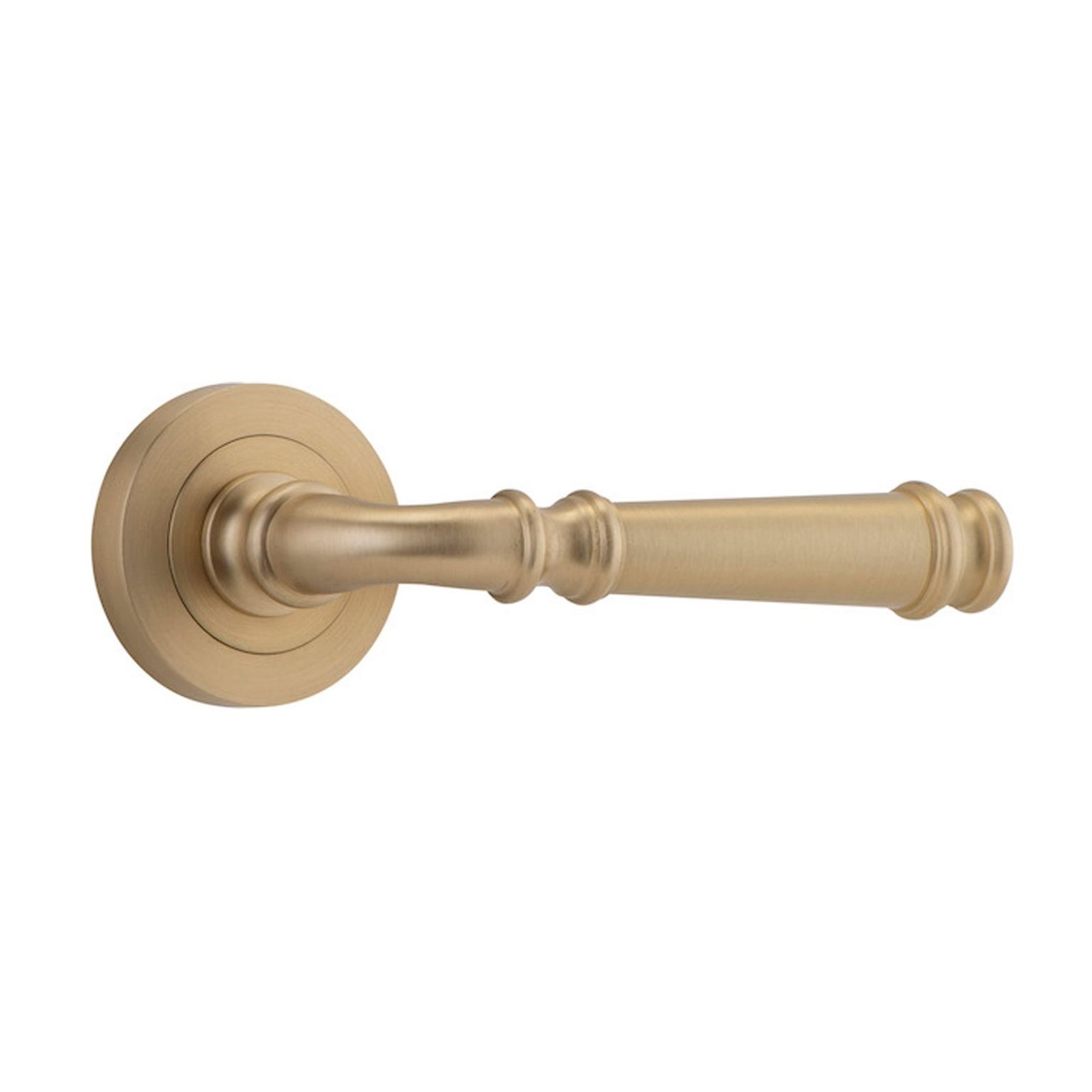 Iver Verona Door Lever Handle on Round Rose gallery detail image