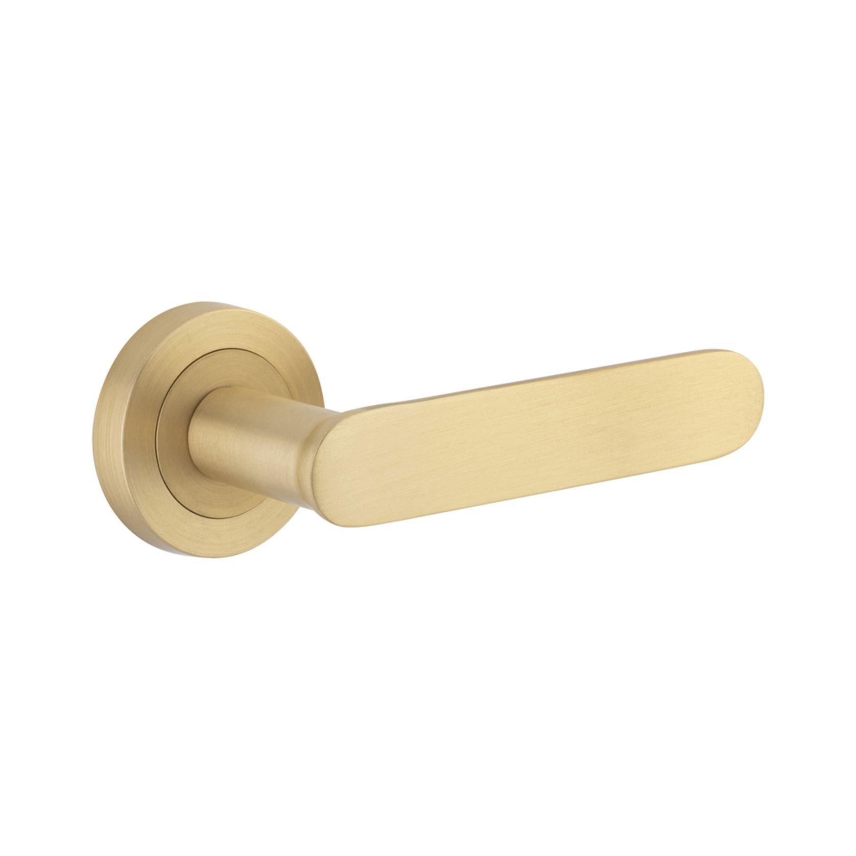 Iver Bronte Door Lever on Round Rose Passage gallery detail image