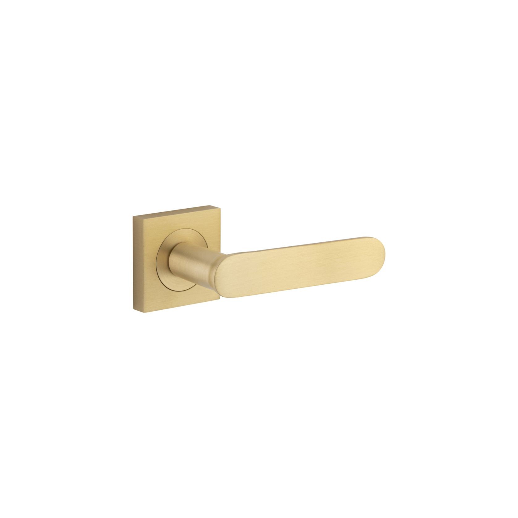 Iver Bronte Door Lever Handle on Square Rose Passage gallery detail image