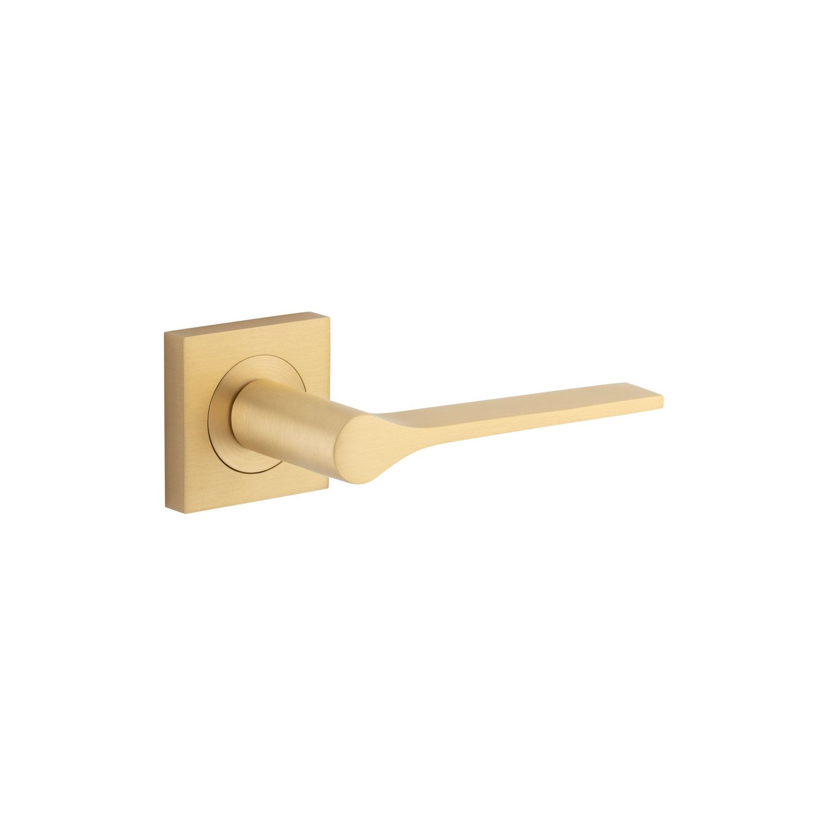 Iver Como Door Lever Handle on Square Rose Passage gallery detail image