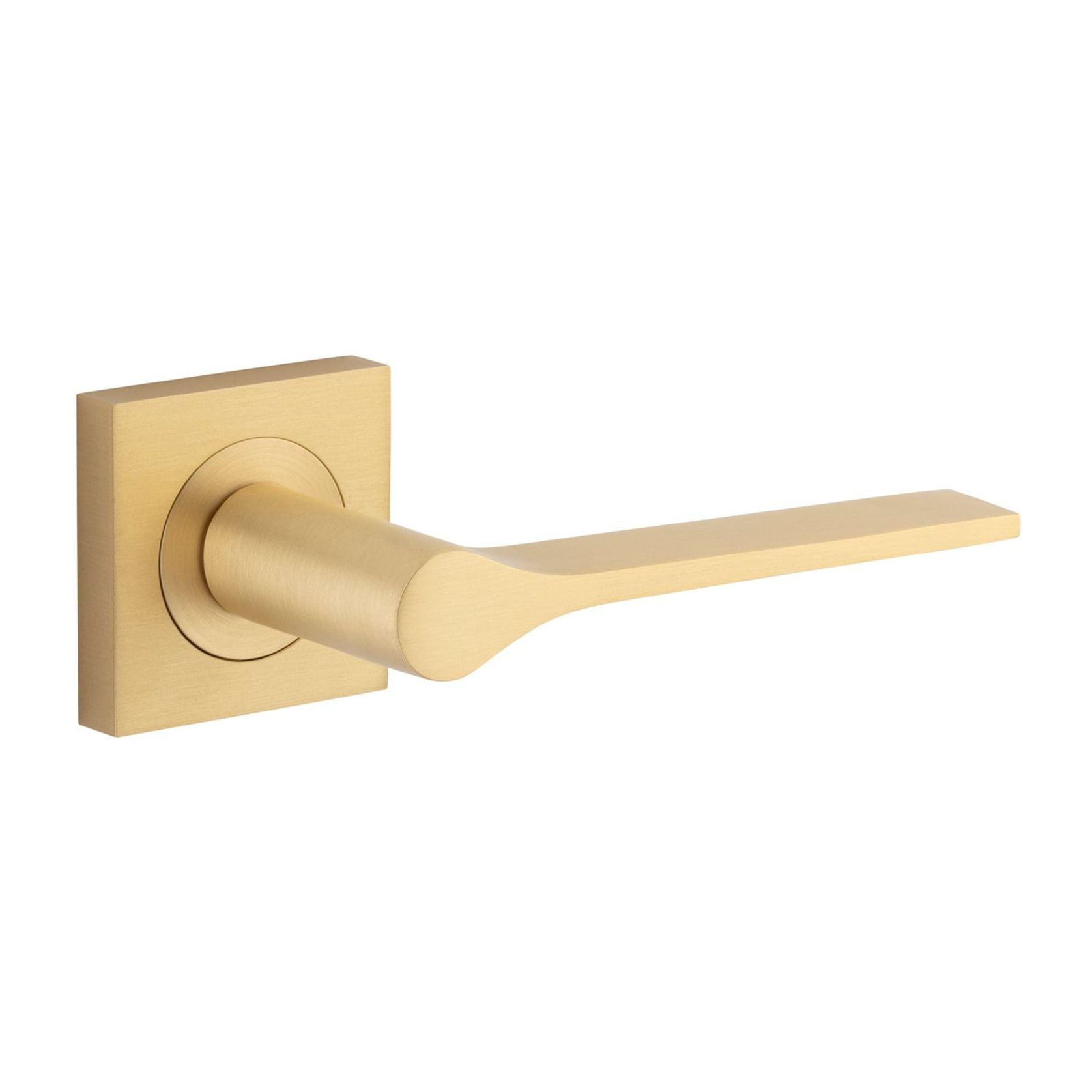 Iver Como Door Lever Handle on Square Rose Passage gallery detail image