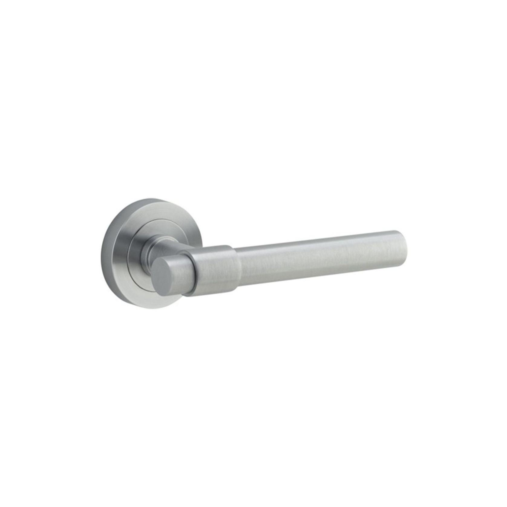 Iver Helsinki Door Lever Handle on Round Rose gallery detail image