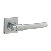 Iver Helsinki Door Lever Handle on Square Rose gallery detail image