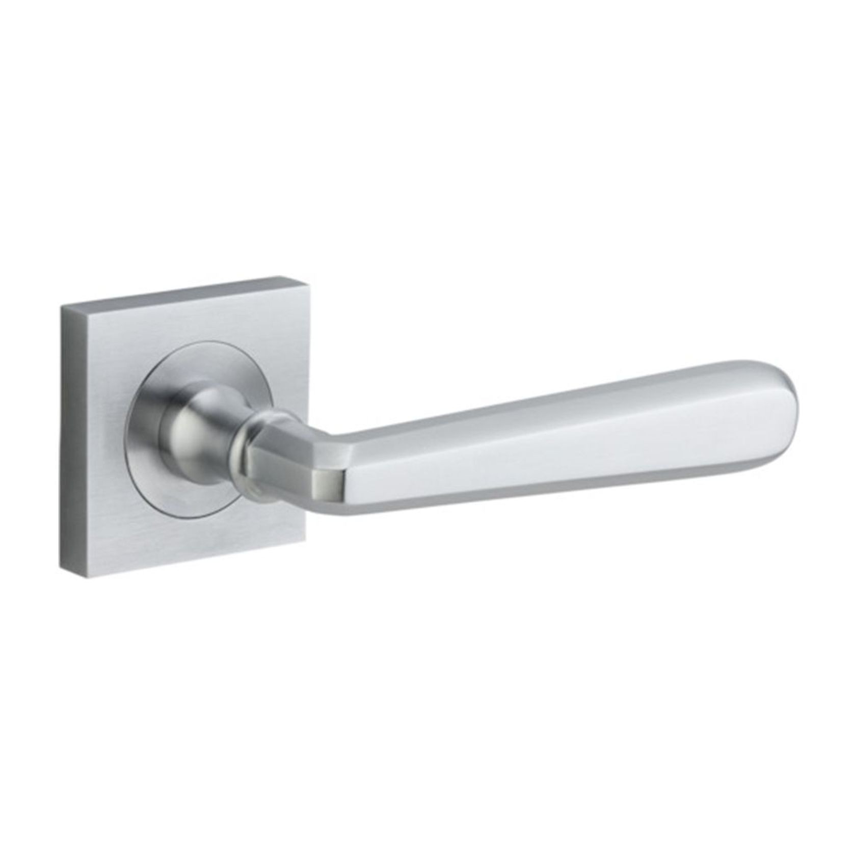 Iver Copenhagen Door Lever Handle on Square Rose gallery detail image
