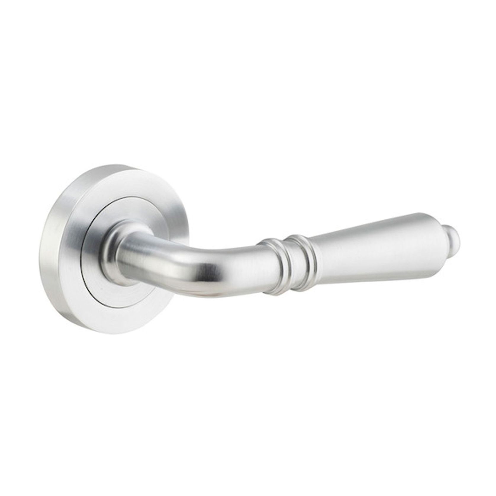 Iver Sarlat Door Lever Handle on Round Rose gallery detail image