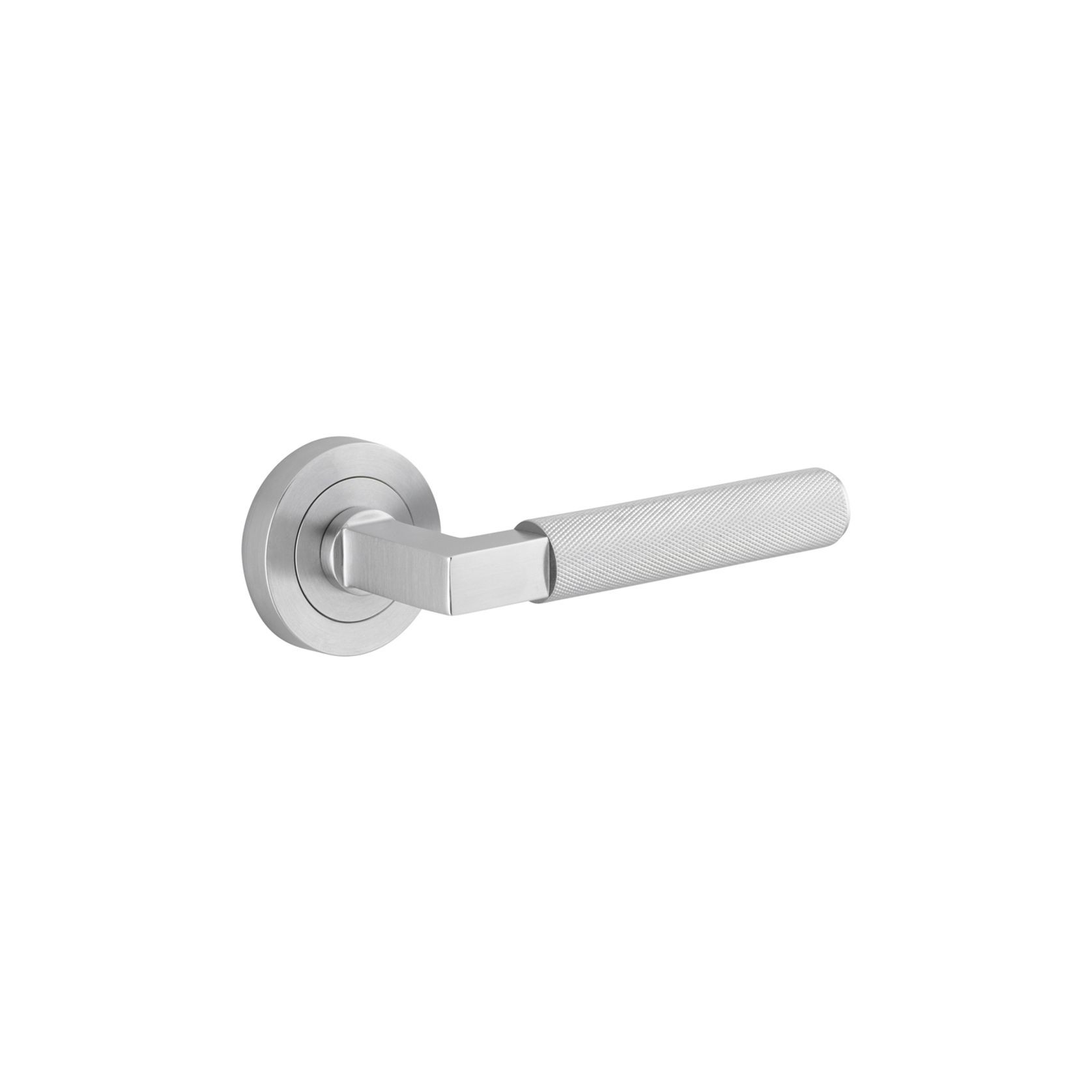 Iver Brunswick Door Lever Handle on Round Rose Passage gallery detail image