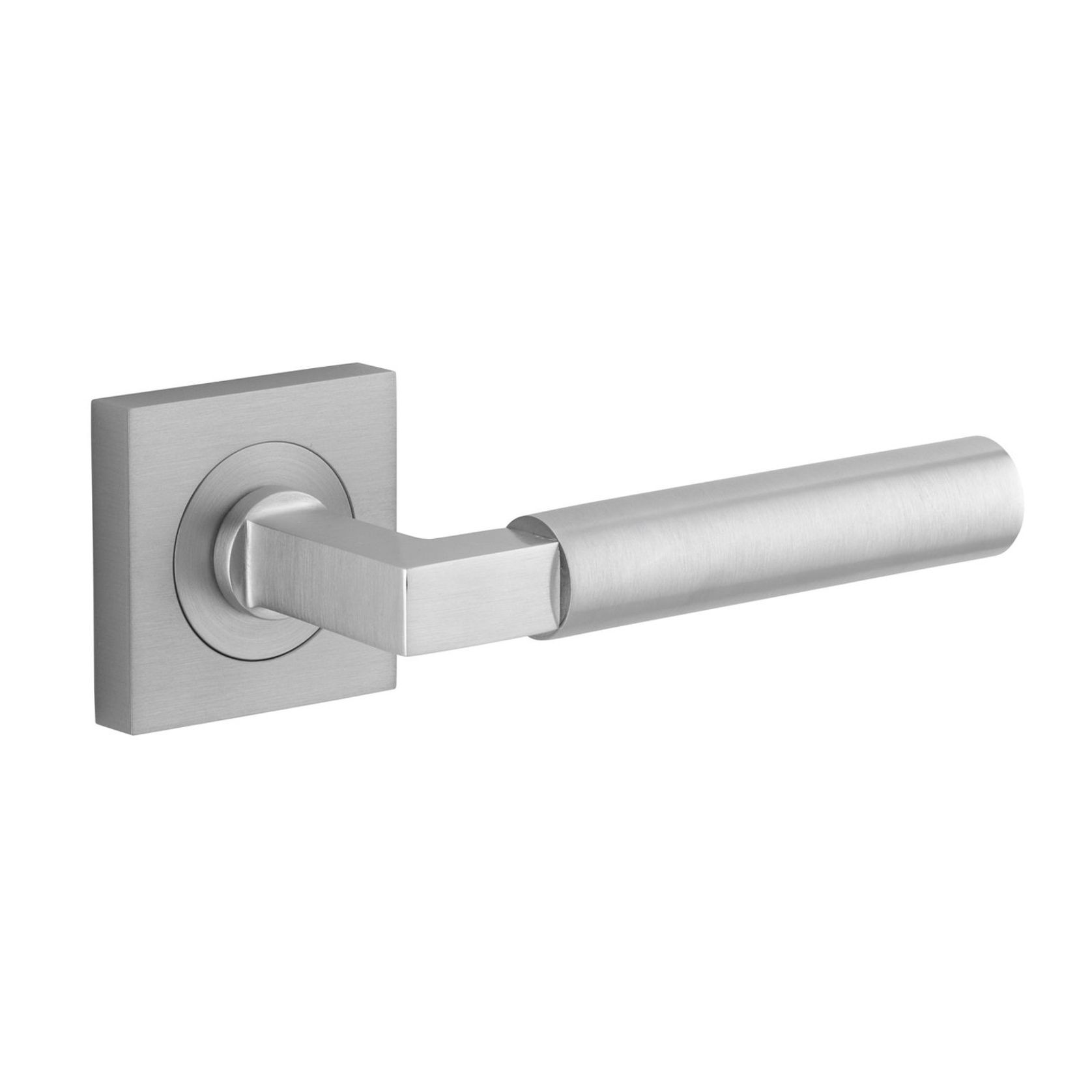 Iver Berlin Door Lever Handle on Square Rose Passage gallery detail image